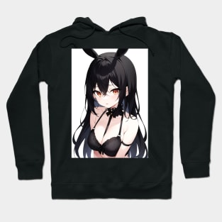 Gothic bunny girl Hoodie